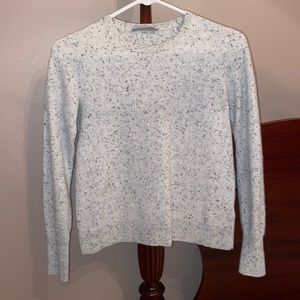 Everlane gray speckled cashmere sweater